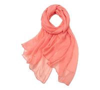 Generico Sciarpa per la protezione solare della sciarpa di normale sottile in chiffon tinta unita colorata casual da donna Fazzoletti Cotone Morbido Sciarpe Da Uomo Cashmere Sciarpa Donna Pelliccia