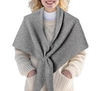 Genérico Sciarpe Grandi Da Donna,Scialle Grande Sciarpa Scialle Per Donna | Accessorio Triangolare Tinta Unita Per Coprire Collo Eventi Notte Feste Viaggi Spiaggia Matrimonio Natale Autunno Uffici