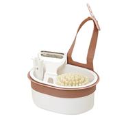 Generico Scolapasta per lavello - Cesto per setaccio pieghevole in silicone per lavare le verdure Rifiuti da cucina regolabili Amore per le imprese domestiche
