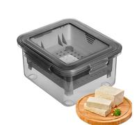 Genérico Scolapiatti Paneer | Pressa alimentare lavabile in lavastoviglie con vassoio antigoccia, inodore e ideale per piatti vegani | Pratico filtro disidratatore per una preparazione li