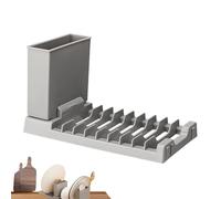 Generico Scolapiatti per lavello da cucina - Scolapiatti, Portapiatti multifunzionale | Per, bacchette, cucchiai, da cucina, ottimizza lo spazio della e altri usi