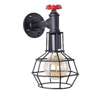 Generico Sconce da parete a gabbia industriale, lampada da parete