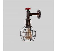 Generico Sconce da parete a gabbia industriale, lampada da parete