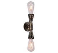 Generico Sconce da parete rustica lampada da parete industriale