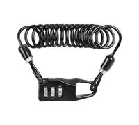 Genérico Scooter Lock - Zinc Alloy 1000 mm, Cable Lock, Wear Resistant Coating | Password Reset System, Anti Theft Locks For Electric Scooter, Motorbike, Bicycle Parking