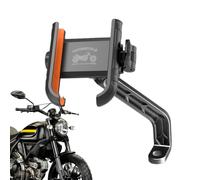 Generico Scooter Phone Holder - Anti Shake Rotating Cellphone Clamp, Handlebar Grip Bracket, Shockproof Cradle Support | Universal Motorbike Navigation Mount, Cycling Touring Racing Birthday
