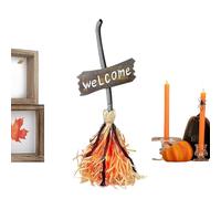 Generico Scopa della - ABS Legno Nylon 26x26x72cm | Manico di Scopa di Halloween Galleggiante con Effetto di Movimento | Spettrale Oggetto di Scena Animato per Casa Stregata, per Feste E