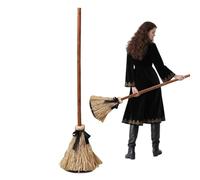 Generico Scopa delle Streghe Decorazioni Halloween,Scopa da Animata | Decorazione Maschere con Luci E Suoni Spaventosi Accessori per Spettacoli Teatrali all Aperto Feste Riunioni Familiari Festival