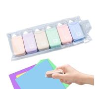 Generico Scrapbook Tape - 6 Pieces Double-Sided Tape Roller,Adhesive Glue Runner - for Journaling Crafts School Office Classroom Scrapbook Wrapping Photo Home