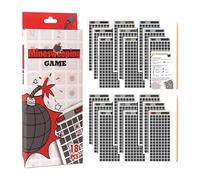 Generico Scratch Challenge Adventure Cards - 21.5x9x1.3cm / 8.46 × 3,54 × 0,51in + gioco, festa, gioco multiplayer premi | Divertimento per le vacanze di viaggio, attività notturne in famiglia