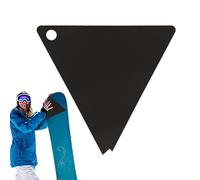 Genérico Scratch triangolare: strumento acrilico per la manutenzione dello snowboard | ENN Acryliic Tool Scratch per snowboarrd | Kit di regolazione della forma per lo scorrimento
