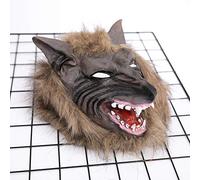 Generico Scream Ghost Mask Halloween And for Wolf Cosplay Halloween Party Head Costume