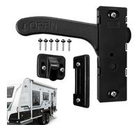 Generico Screen Door Handle, Campervan Lock Fitting, Weatherproof Trailer Handles, Motorhome Latch Kit for Easy Access, Outdoor, Patio, Barn, Closet, Cargo Van, Motorhomes, 3.66x1.14 Inches