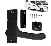 Generico Screen Door Handle, Entry Grab Bar, 3.66x1.14 Inches, Sleek Black Ergonomic Design Weatherproof Construction, Motorhome Handle for Trailer, Patio, Closet, Barn, Cargo, Van and Rv