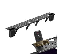 Generico Screen Monitor Stand - TV Storage Rack Adjustable Desktop Display Durable Bracket Space Saving Organizer for Cable Box Router Gaming Console Accessories | Home Office Living Room En