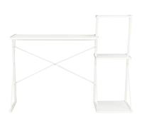 Generico Scrivania con Ripiano Bianca 116x50x93 cm,Bianco,12.7kg,20287