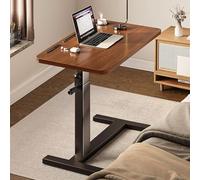 Generico Scrivania da Letto Regolabile con Ruote - Tavolo da Letto Mobile per Ospedale, Carrello Portatile per Laptop in Camera da Letto, Tavolo da Pranzo per Divano, scrivania per Computer regolabil