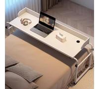 Generico Scrivania da Letto Regolabile con Ruote - Tavolo Mobile con Altezza Regolabile per Letto, Vassoio portavivande Ideale per Alimenti e postazione di Lavoro per Laptop, Design salvaspazio per l