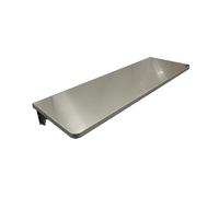 Generico Scrivania da studio da pranzo montata a parete, tavolo pieghevole in acciaio inossidabile 304, ripiano for lavanderia, for l'uso nei corridoi delle camere da letto domestiche(80x30cm)