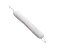 Generico scucitore Infila ago, scucitore, infilatore Manuale 2 in 1, smacchiatore, Accessori for Cucire Domestici, Design a Doppia estremità, lavori con l'ago(White)