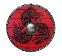 Generico Scudo Antico per Cosplay - Scudo Soldato in Legno 30x30 cm
