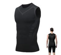 Generico Sculptix Ultimate Compression Tank, Sculptix Undershirt Tank Top Men Breathable, Build a Perfect Body (Black,XL)