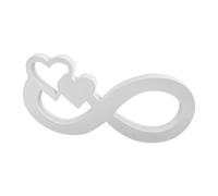 Generico Sculttura Di Infinità Curna - Ornamento Decorativo In Resina 3d, Statua Decorativa Moderna Minimalista Per La Casa | Regalo Romantico Uomo Donna Coppia Matrimonio Di San Anniversario