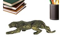 Genérico Scultura Decorativa Di Ghepardo,Figure Di Leopardi Camminando In Resina | Statua Artistica Leopardo per Tavolo Scrivania Cucina Scaffale E Soggiorno