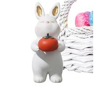 Generico Scultura Del Coniglio,Figura Di Animale Da Collezione In Resina,Scultura Del Coniglietto - Per La Camera Da, Il Soggiorno, L'Ingresso, Lo Scaffale, Il Tavolo E La Libreria