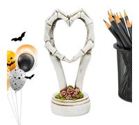 Generico Scultura Mani a Cuore Scheletro, Statue da Scrivania Decorazioni Mani Cuore, Decorazione Tavolo Versatile per Matrimonio Ufficio Casa Cucina Mensola
