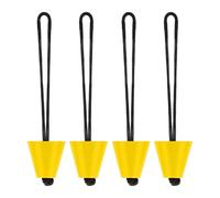 Generico Scupper Plugs for Kayak 4 Pack Kayaks Drain Hole Plug Kit Universal Canoe Inflatable Boat Drain Hole Plug Drains Plugs with Hanging Rope for Kayak Accessory 1 57 Inches