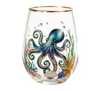 Generico Sea Animal Glass - 350ml Drinking Cup | 3D Marine Design