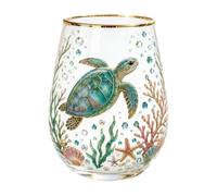 Generico Sea Animal Glass - 350ml Drinking Cup | 3D Marine Design