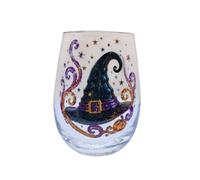 Generico Sea creature drinking glass, hand-painted without stem,Artistic Octopus Drinking Glass, Ocean Fantasy Embossed Glass Collection, Coastal Home Decor Gift for Ocean Lovers