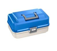 Generico SEA DREAM - VALIGETTTA PLASTICA BLUE E BIANCO PORTA MINUTERIA PESCA (3 RIPIANI)