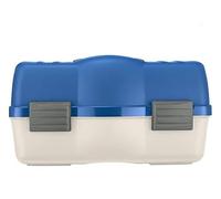 Generico SEA DREAM - VALIGETTTA PLASTICA BLUE E BIANCO PORTA MINUTERIA PESCA (4 RIPIANI)