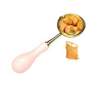 Generico Seal Spoon, Vintage Wooden Handle Melting Sealing Stamp Spoon for Envelope Craft Wedding Party Invitations