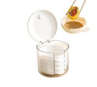 Generico Sealed Sauce Bowl Set, Dipping Container Kit, 5 Piece Dustproof Condiment Bowls with Easy Grip Handle Lid, Reusable Food Grade Dish Set, Organized Serving Design for Home BBQ Kitchen Use