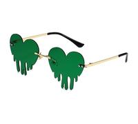 Generico Seashell Sunglasses for Women, Funny Unique Rimless Shell Eyeglasses, Fashionable Irregular Design Photographic Eyewear