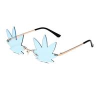 Generico Seashell Sunglasses for Women, Funny Unique Rimless Shell Eyeglasses, Fashionable Irregular Design Photographic Eyewear