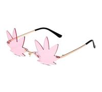 Generico Seashell Sunglasses for Women, Funny Unique Rimless Shell Eyeglasses, Fashionable Irregular Design Photographic Eyewear