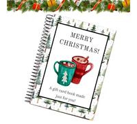 Generico Seasonal Greeting Album, Festive Card Organizer Holder, Christmas Keepsake Display Book, Celebration College Family Exchange, Memento Storage Solution, Decorative Memory Keeper