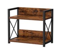 Generico Seasoning Shelf - 2 Tier Space Saving Large Capacity Vintage Kitchen Seasoning Organizer, Condiment Station for Countertop, Cabinet, Farmhouse Home Living Room, Restaurant Use