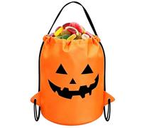 Generico Secchiello per Dolcetti di Halloween Regalo per Feste con Manico | Secchiello Snack Halloween Party Per Bambini Adolescenti Ragazzi Ragazze Famiglia Appartamento Scuola Dormitorio Quartiere