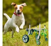 Generico Sedia a rotelle con Supporto Completo per Cani disabili - Carrello Leggero per la Mobilità di Cani paralizzati e Anziani - Passeggino Regolabile per Animali Domestici di Taglia Piccola, Medi