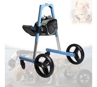 Generico Sedia a rotelle for cani con zampe anteriori, sedia a rotelle for animali domestici con ausili for la mobilità for camminare con gli arti anteriori, sedia a rotelle for cani disabili leggera