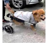 Generico Sedia a rotelle Regolabile per Cani disabili - Carrello di Supporto per Animali feriti, zoppi, paralitici, artritici e displasia dell'anca - Ausilio per la Mobilità per Cani di Piccola Tagli