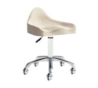 Generico Sedia A Sella Ergonomica Con Rotelle, Sgabello Da Salone Girevole Con Schienale, Sgabello Da Bar In Spugna Ad Alta Densità, For Vanità Del Bagno Del Salone(Color 3)