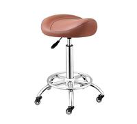 Generico Sedia A Sella, Sgabello Ergonomico Con Ruote E Pedale Ad Anello, Sgabello Girevole Pneumatico, Altezza Regolabile For Casa, Ufficio, Salone, Negozio(Color 1)