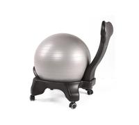 Generico Sedia Balance Ball Con Ruote E Supporto For La Schiena